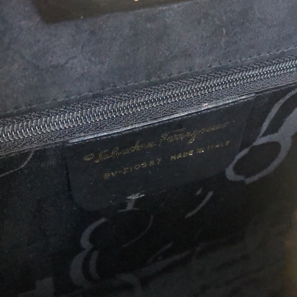 Vintage Ferragamo Suede Bag - Picture 9 of 12